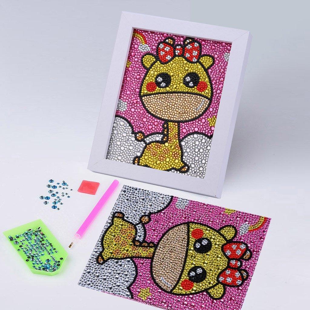 Eine Baby-Giraffe - Spezial Diamond Painting - Diamond Painting