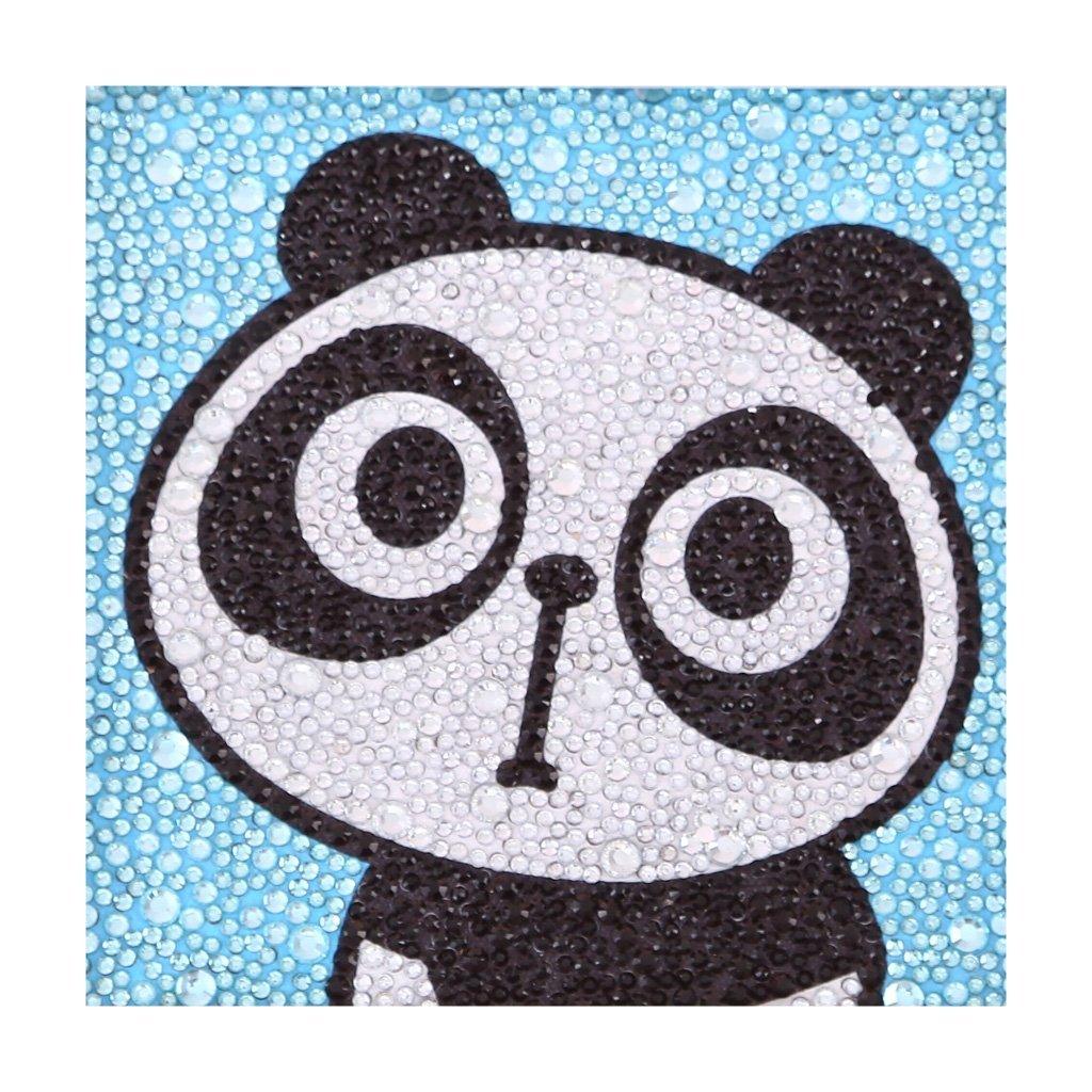Entzückender Panda ist überrascht - Spezial Diamond Painting - Diamond Painting