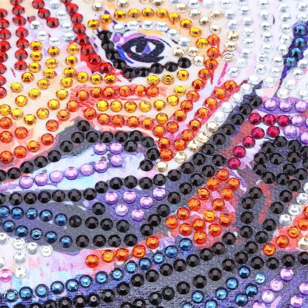 Entzückende Elefantenfamilie - Spezial Diamond Painting - Diamond Painting