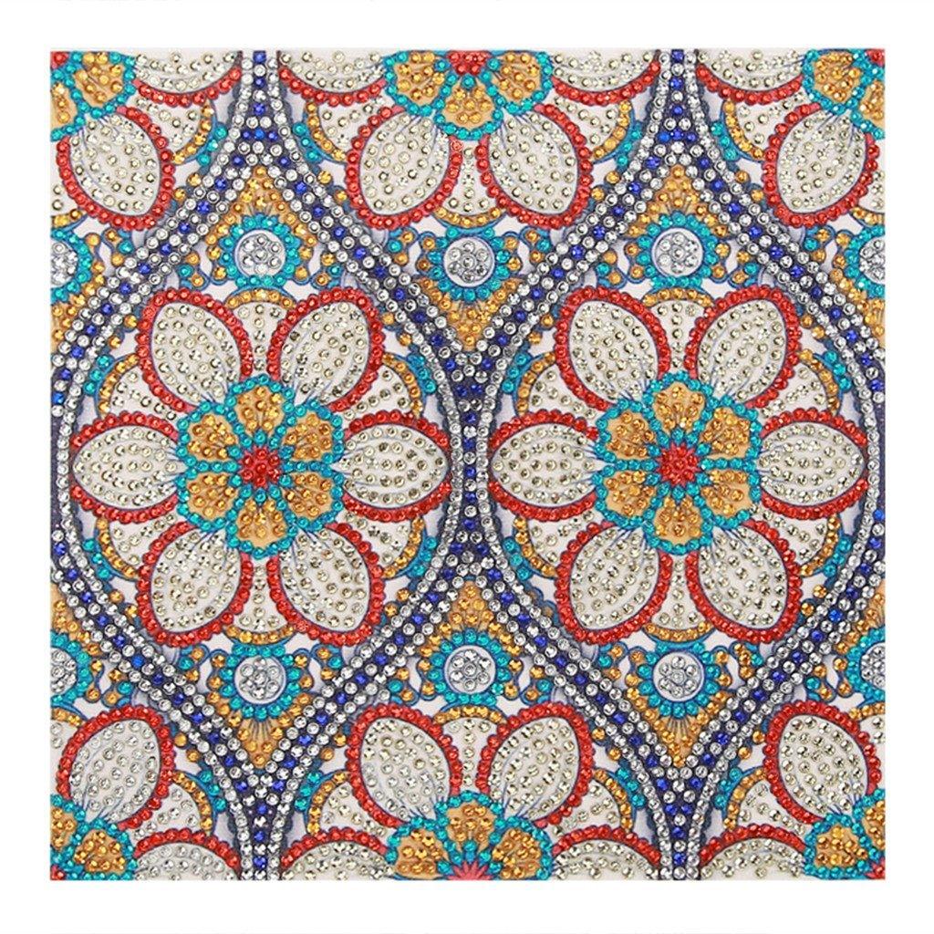 Blumen mandala - Spezial Diamond Painting - Diamond Painting