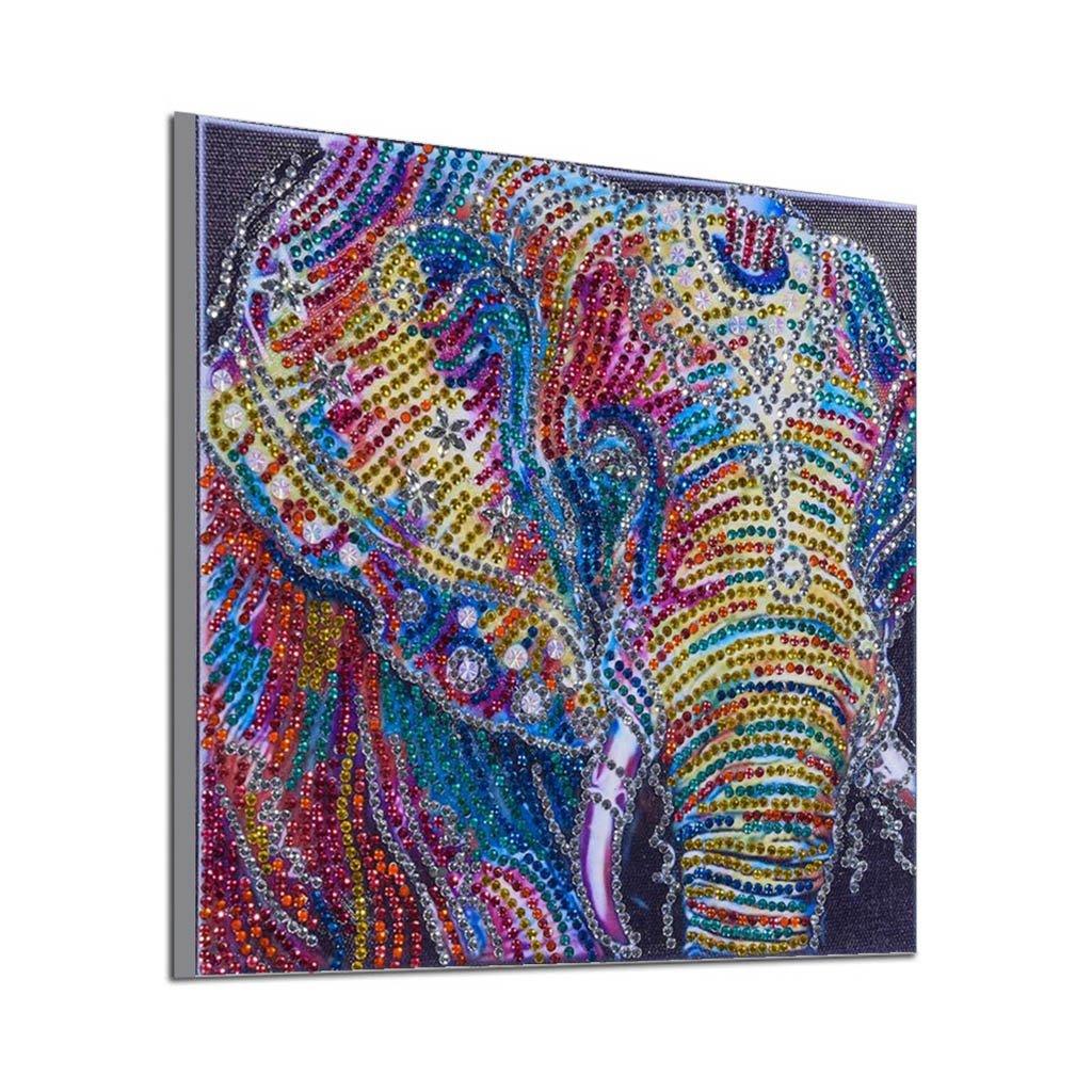Afrikanischer Elefant - Spezial Diamond Painting - Diamond Painting