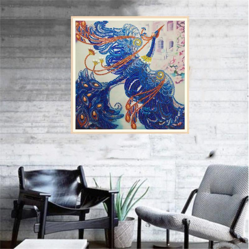 Mythischer Phönixvogel - Spezial Diamond Painting - Diamond Painting