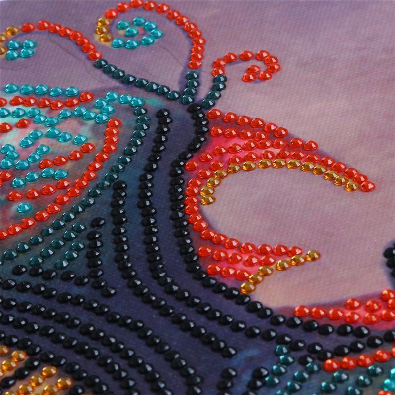 Animierter Baby-Drache - Spezial Diamond Painting - Diamond Painting