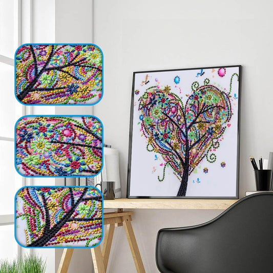 Liebesbaum - Spezial Diamond Painting - Diamond Painting