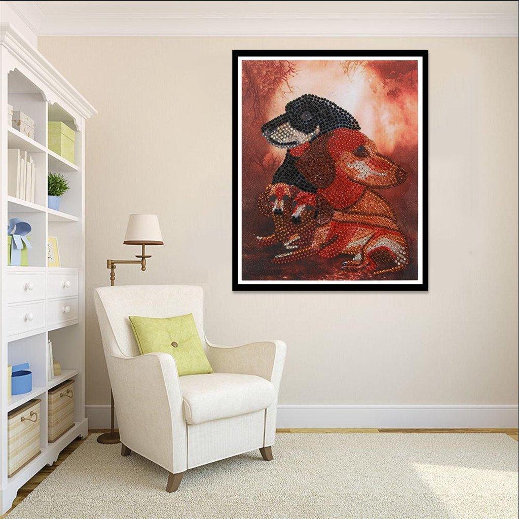 Hundepaar - Spezial Diamond Painting - Diamond Painting