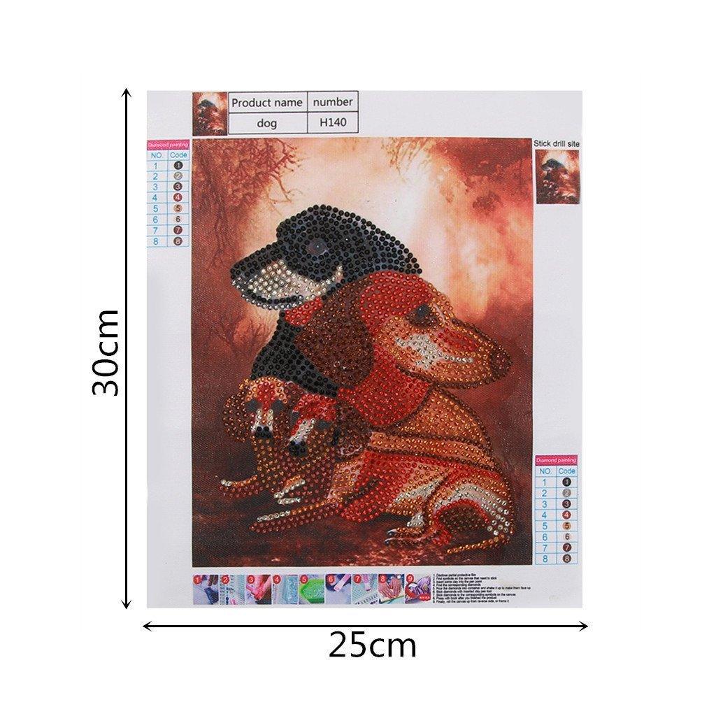 Hundepaar - Spezial Diamond Painting - Diamond Painting