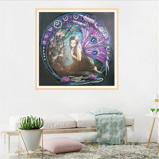 Lila Fee - Spezial Diamond Painting - Diamond Painting
