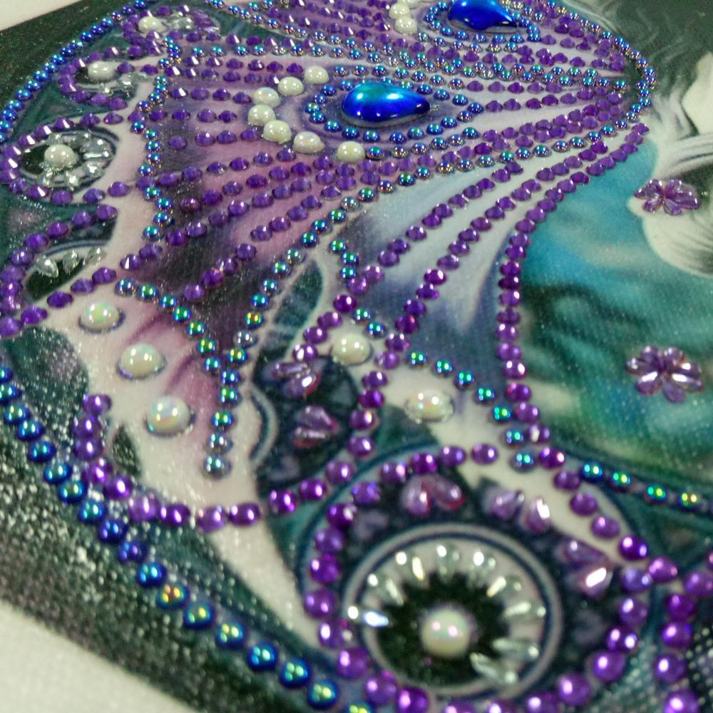 Lila Fee - Spezial Diamond Painting - Diamond Painting