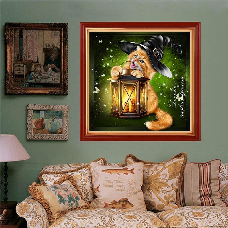 Halloween Katze - Spezial Diamond Painting - Diamond Painting