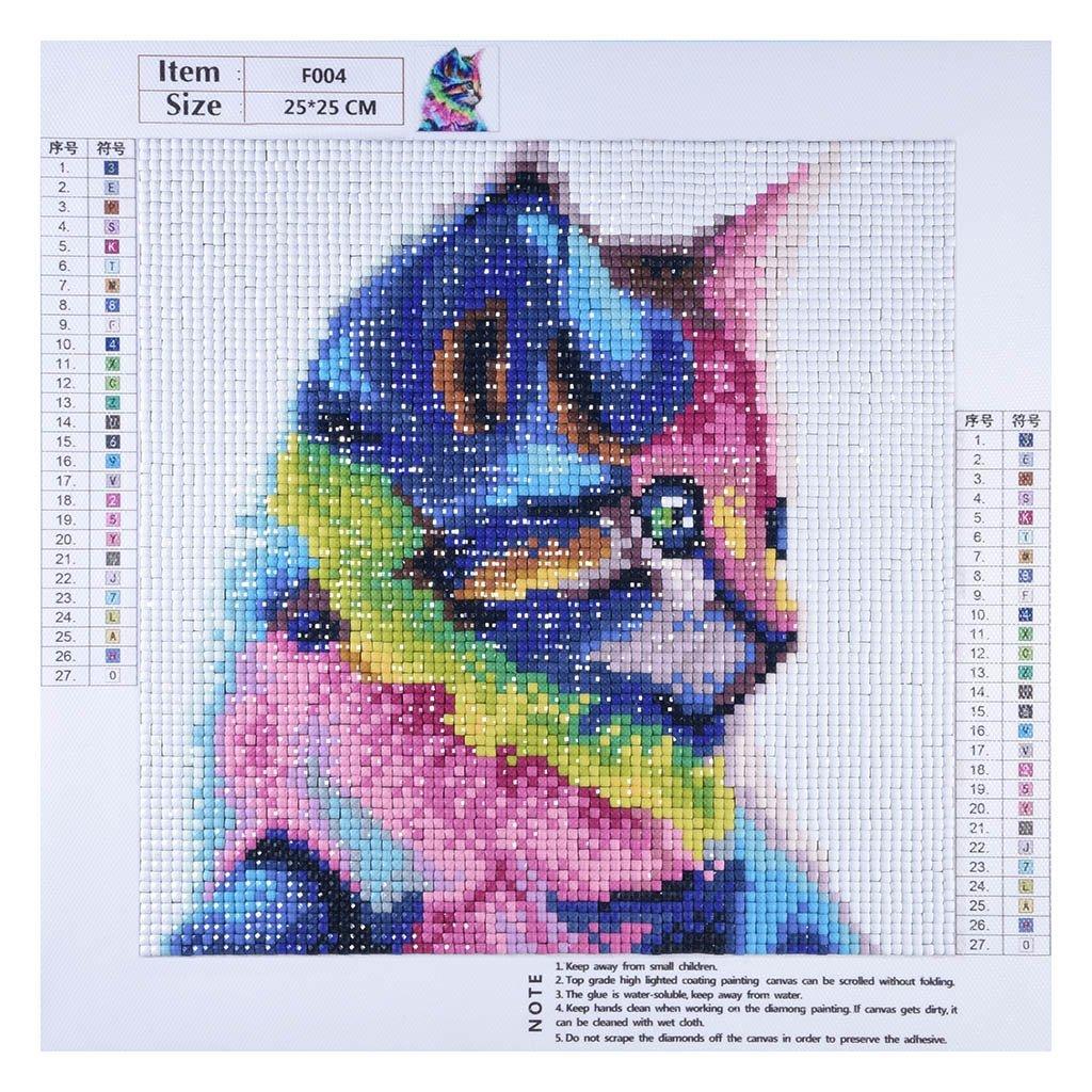 Schöne Katze - Spezial Diamond Painting - Diamond Painting
