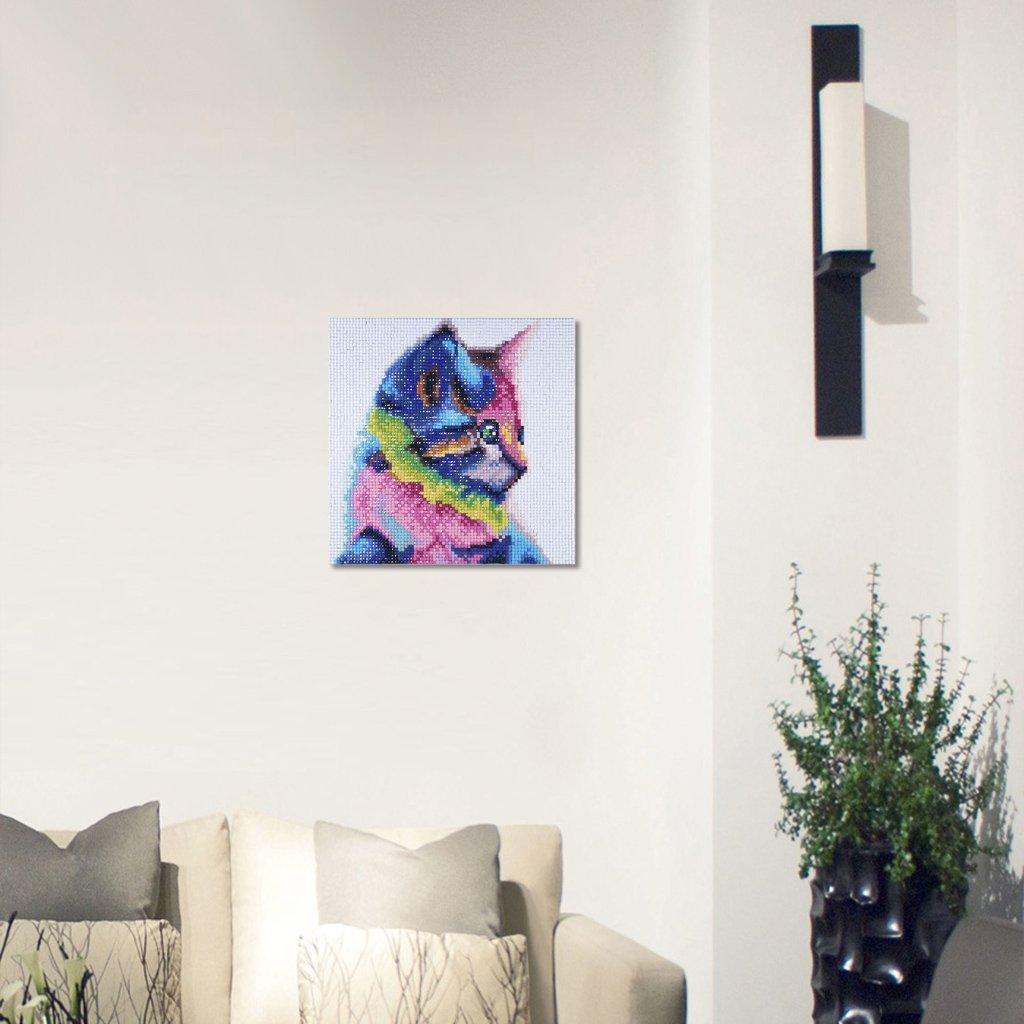 Schöne Katze - Spezial Diamond Painting - Diamond Painting