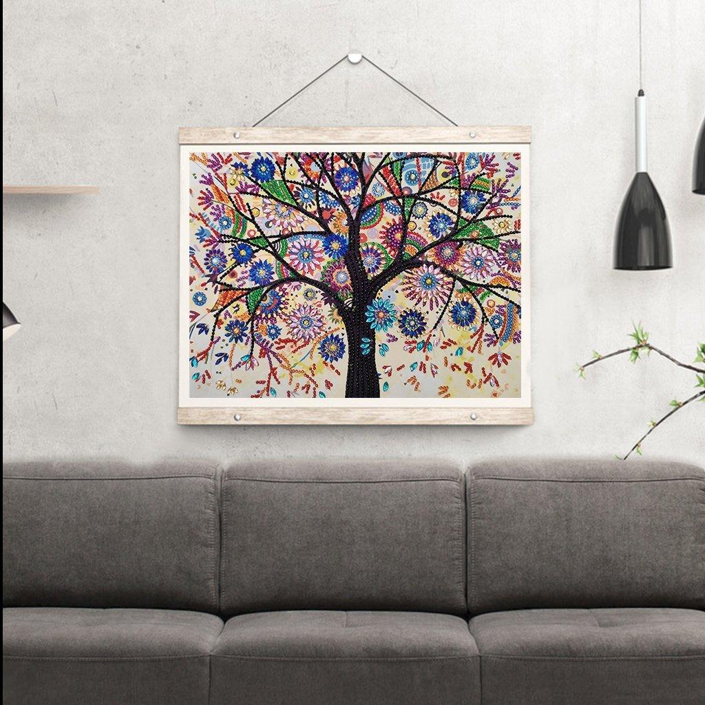 Bunter Baum - Spezial Diamond Painting - Diamond Painting