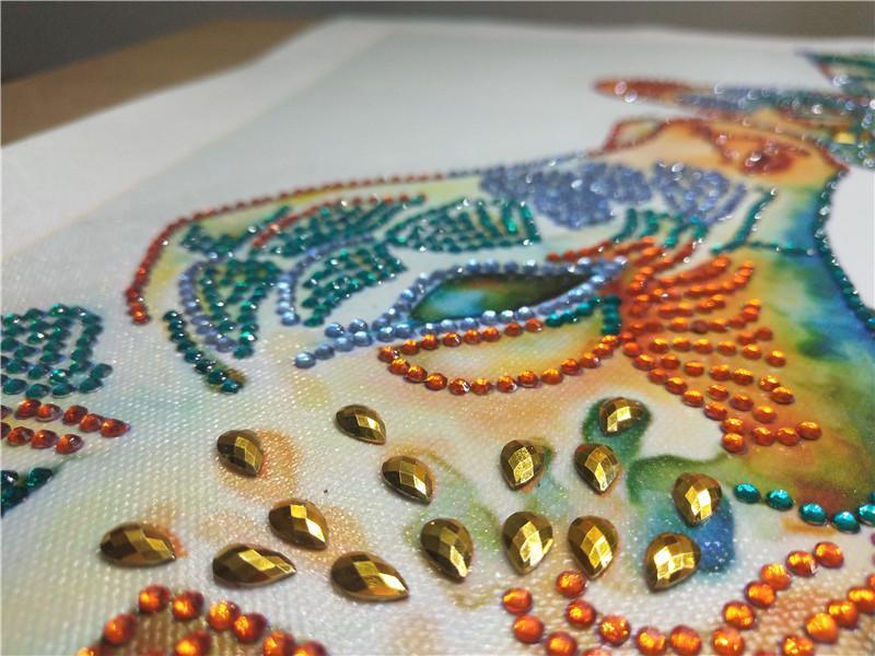 Giraffen familie - Spezial Diamond Painting - Diamond Painting