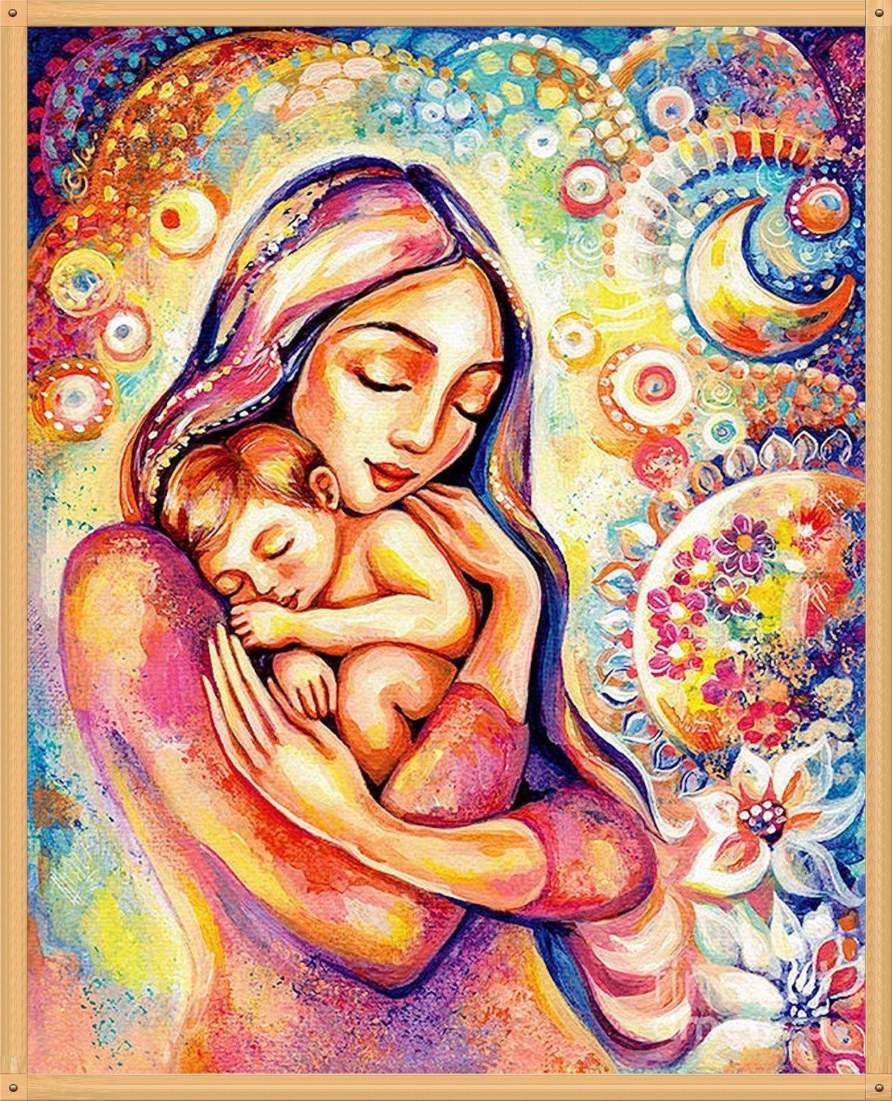 Mutter und Kind - Spezial Diamond Painting - Diamond Painting