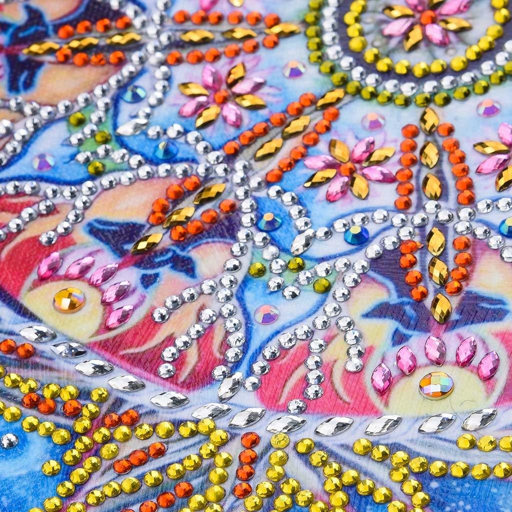 Abstrakte Blumen kunst - Spezial Diamond Painting - Diamond Painting