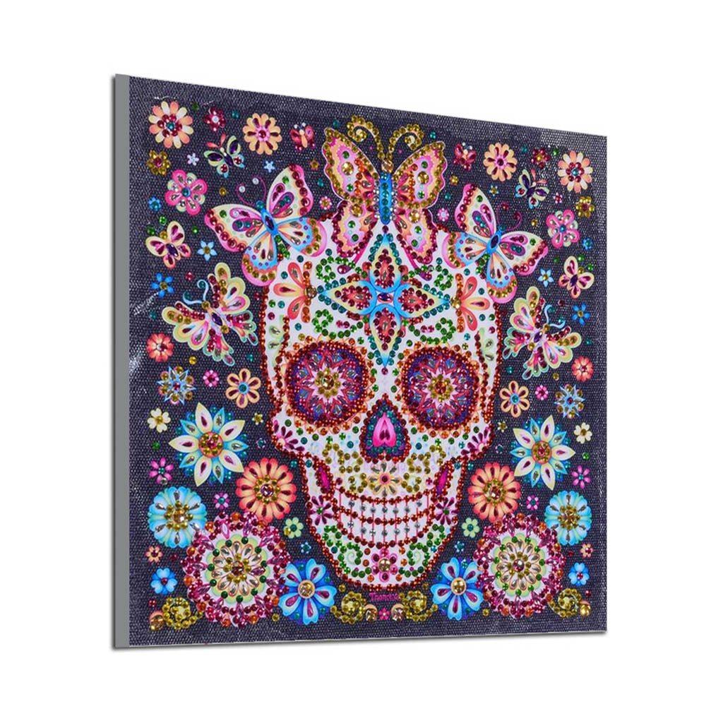 Zuckerschädel-Kunst - Spezial Diamond Painting - Diamond Painting