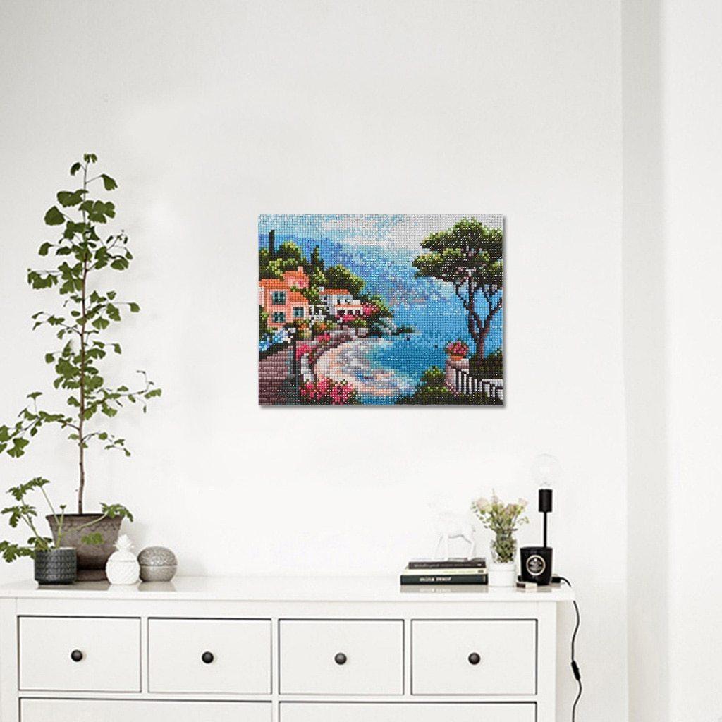 Schöne Meereslandschaft - Spezial Diamond Painting - Diamond Painting