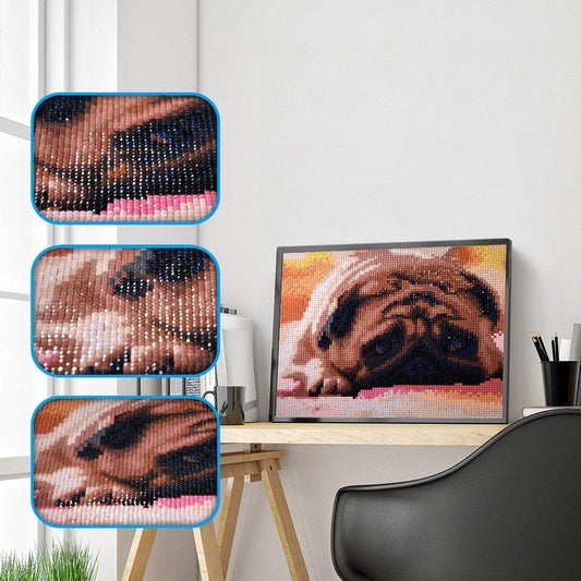 Fauler Hund - Spezial Diamond Painting - Diamond Painting