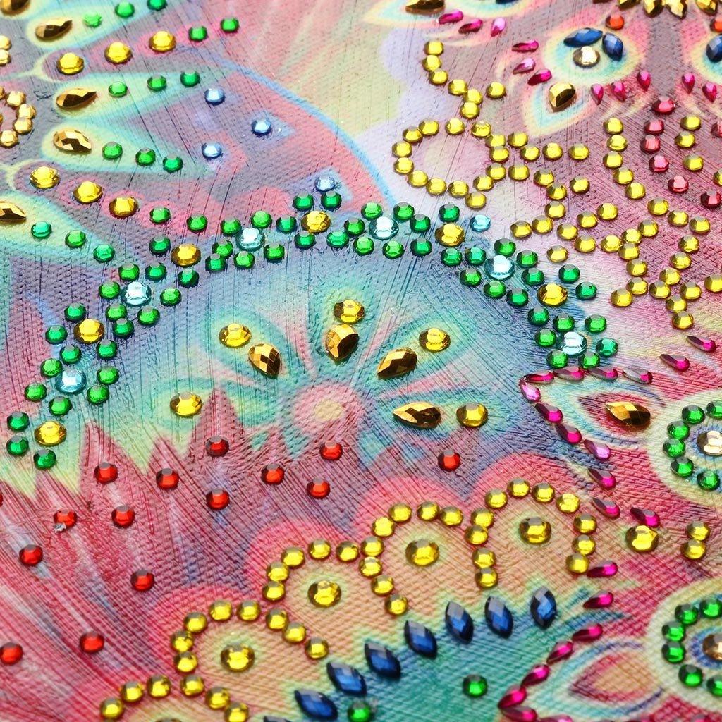 Abstrakte Blumen - Spezial Diamonds Painting - Diamond Painting