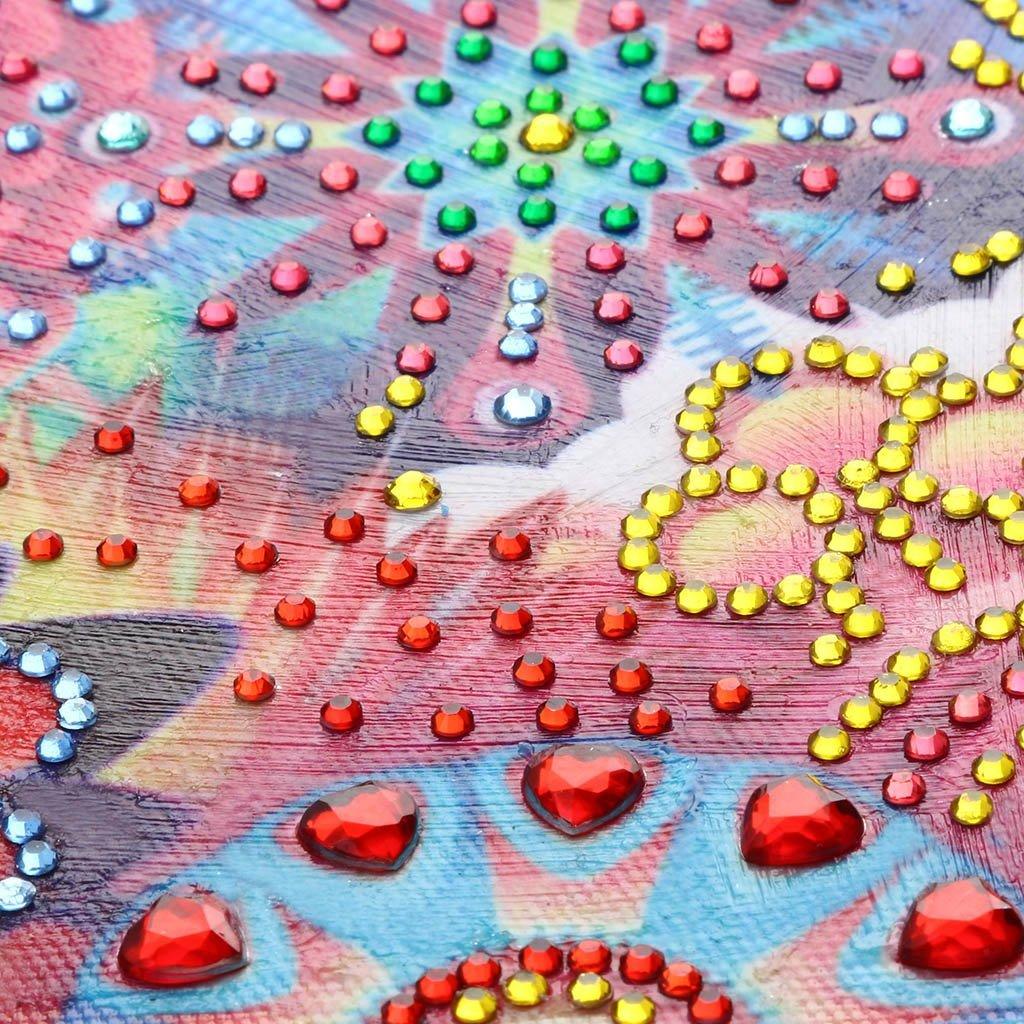 Abstrakte Blumen - Spezial Diamonds Painting - Diamond Painting