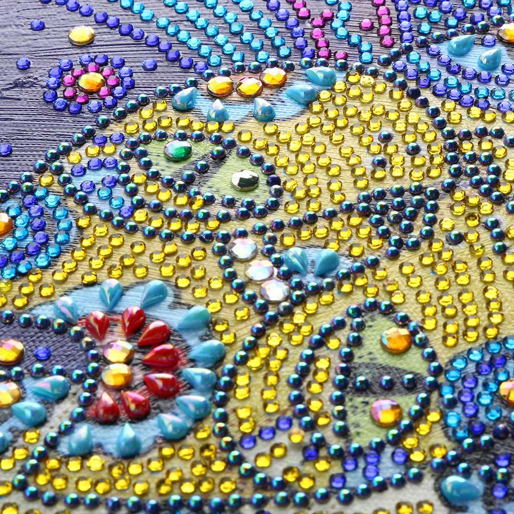 Ägyptische gelbe Katze - Spezial Diamond Painting - Diamond Painting