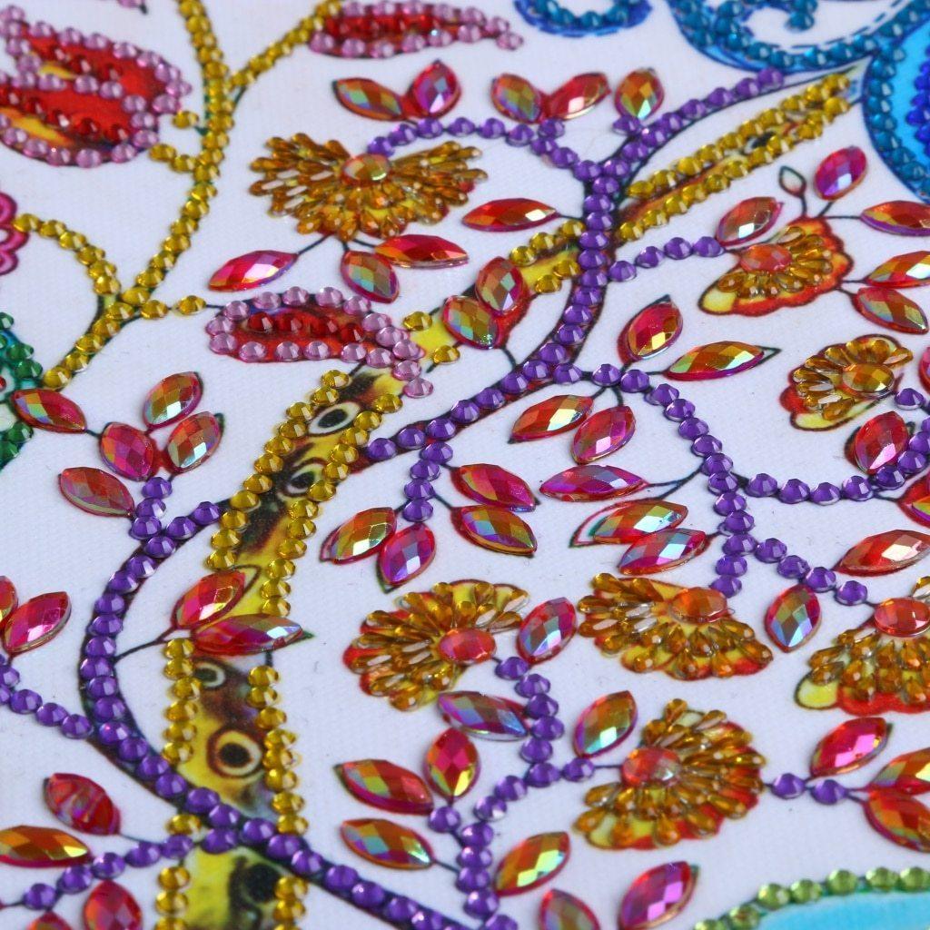 Pfauenschönheit - Spezial Diamond Painting - Diamond Painting