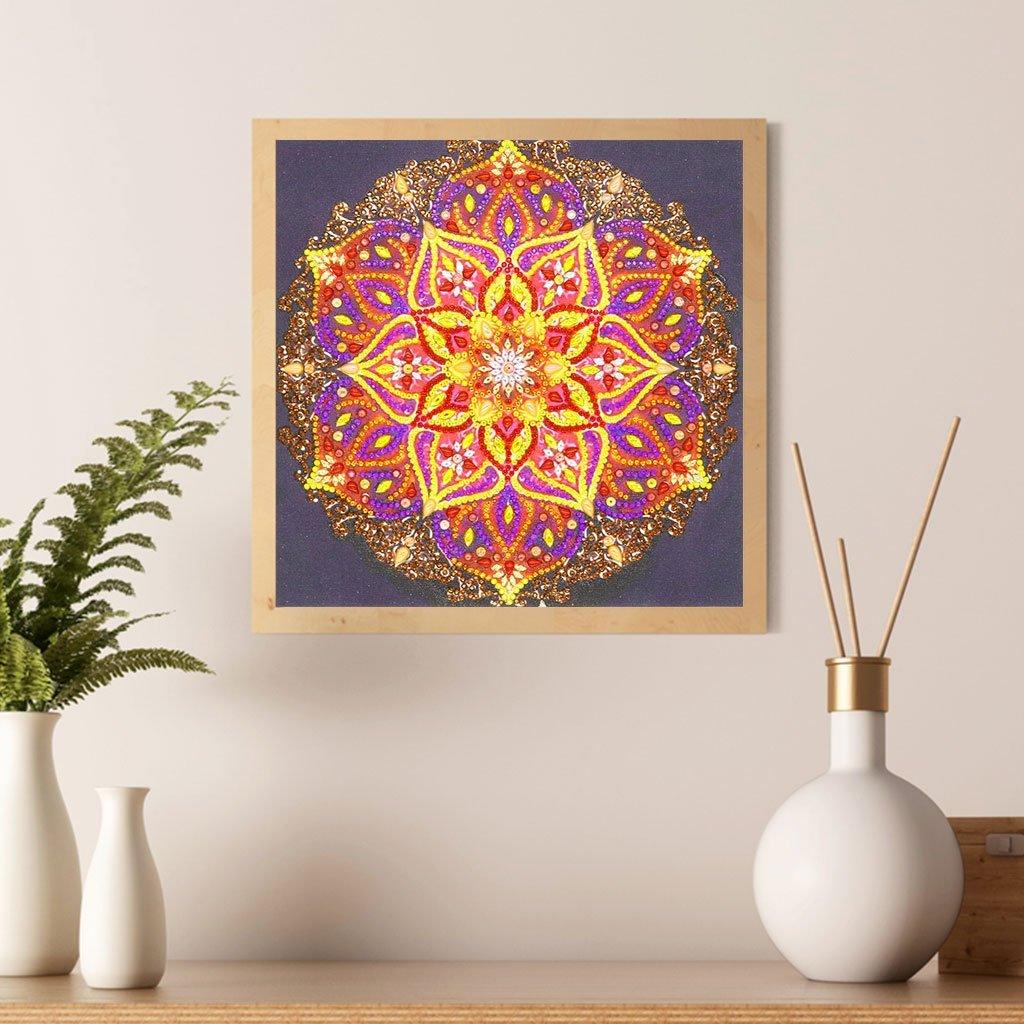 Feuermandala - Spezial Diamond Painting - Diamond Painting