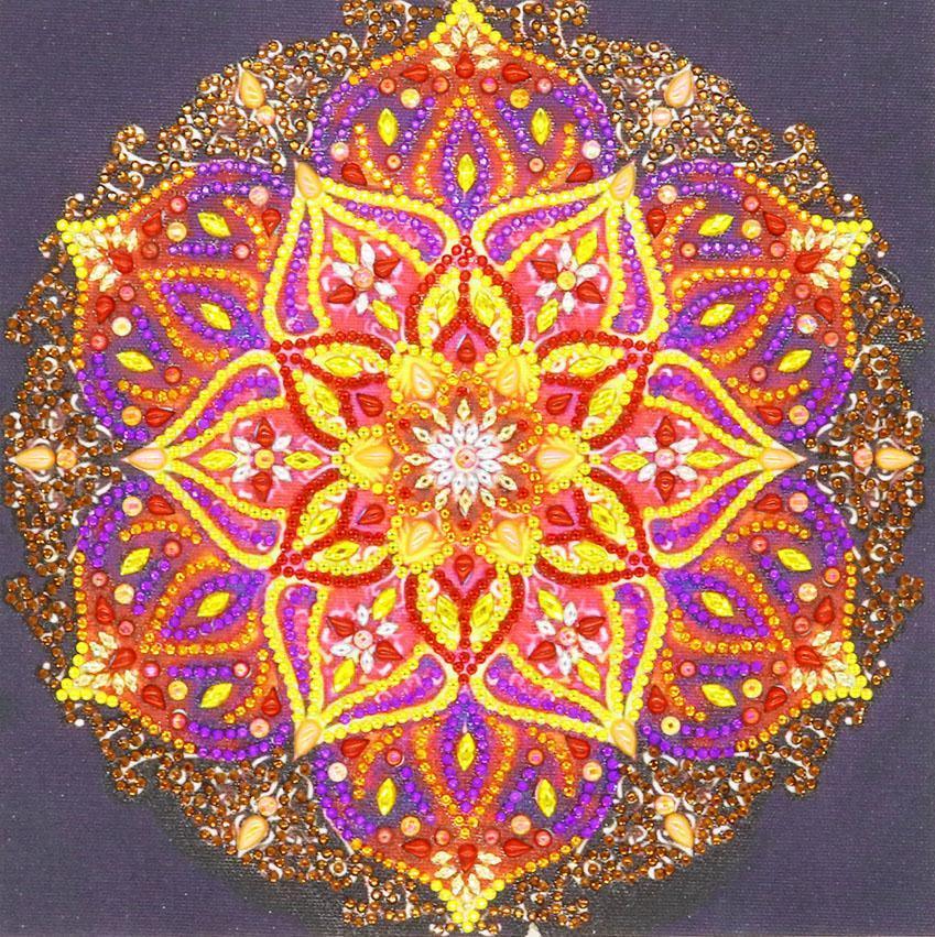 Feuermandala - Spezial Diamond Painting - Diamond Painting
