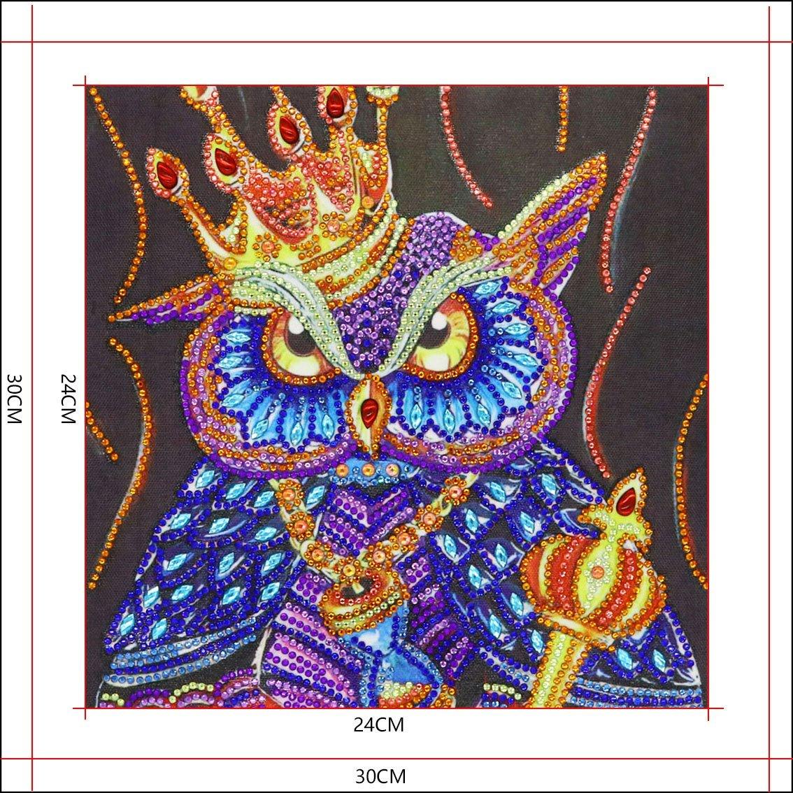 Königseule - Spezial Diamond Painting - Diamond Painting