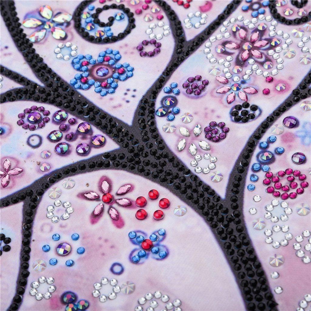 Allein abstrakter Baum - Spezial Diamond Painting - Diamond Painting