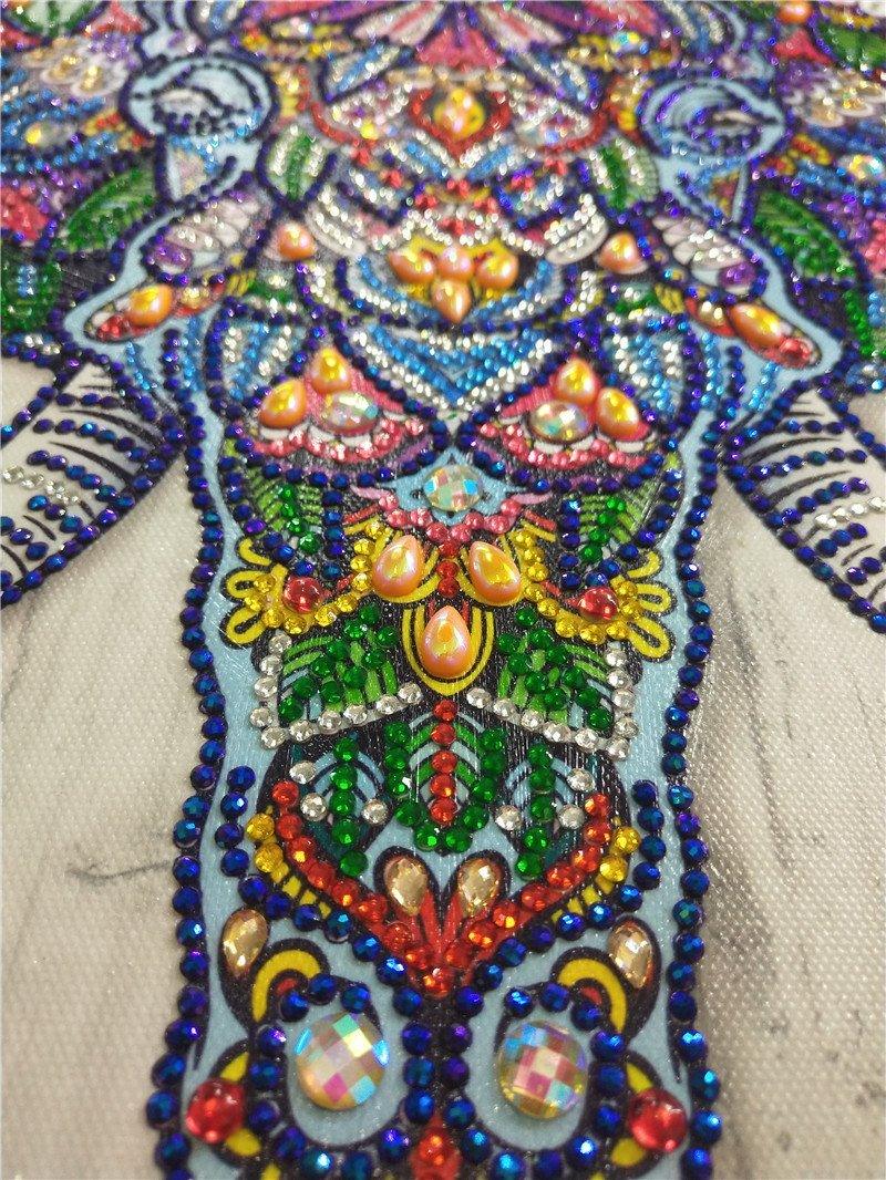 Zuckerelefant-Kunst - Spezial Diamond Painting - Diamond Painting