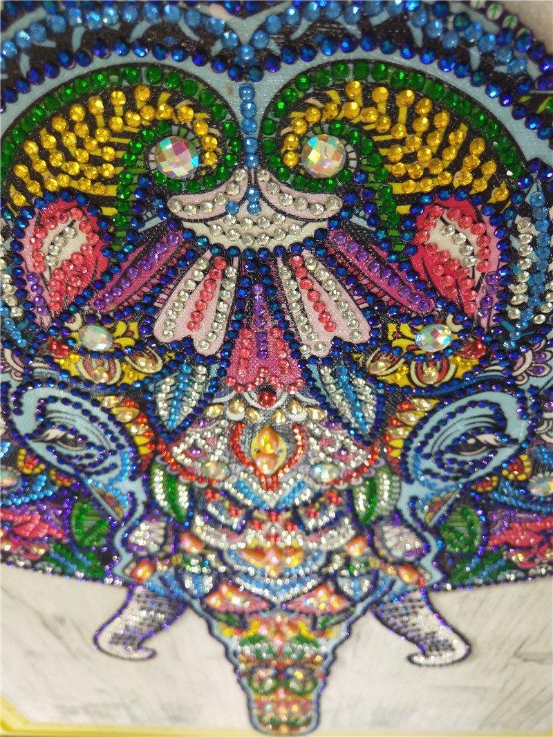 Zuckerelefant-Kunst - Spezial Diamond Painting - Diamond Painting