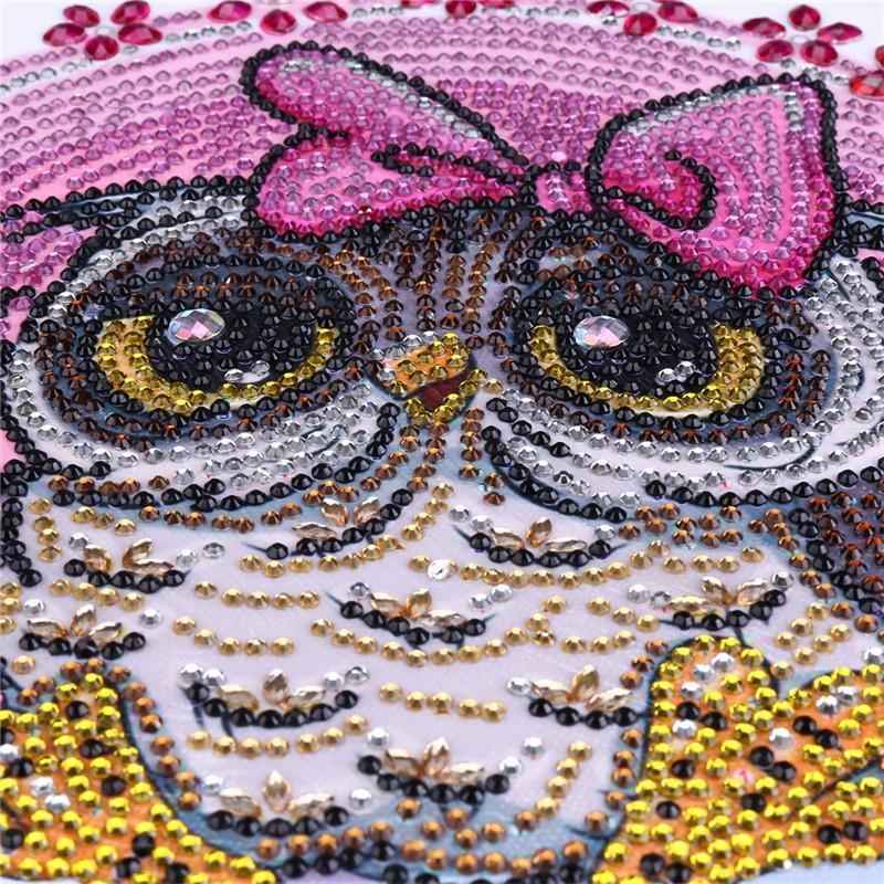 Süße Eule - Spezial Diamond Painting - Diamond Painting