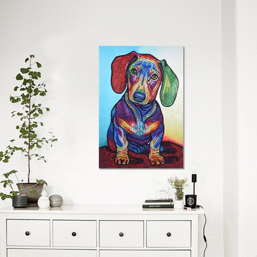 Süßer Welpe - Spezial Diamond Painting - Diamond Painting