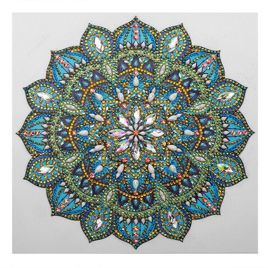 Grünes Mandala - Spezial Diamond Painting - Diamond Painting