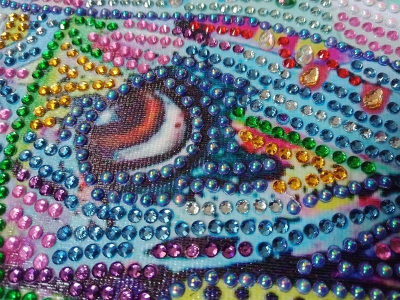 Abstrakter Hund - Spezial Diamond Painting - Diamond Painting