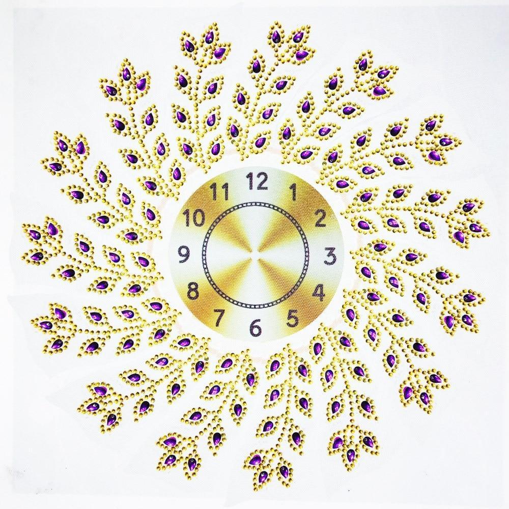 Naturistische Wanduhr - Spezial Diamond Painting - Diamond Painting