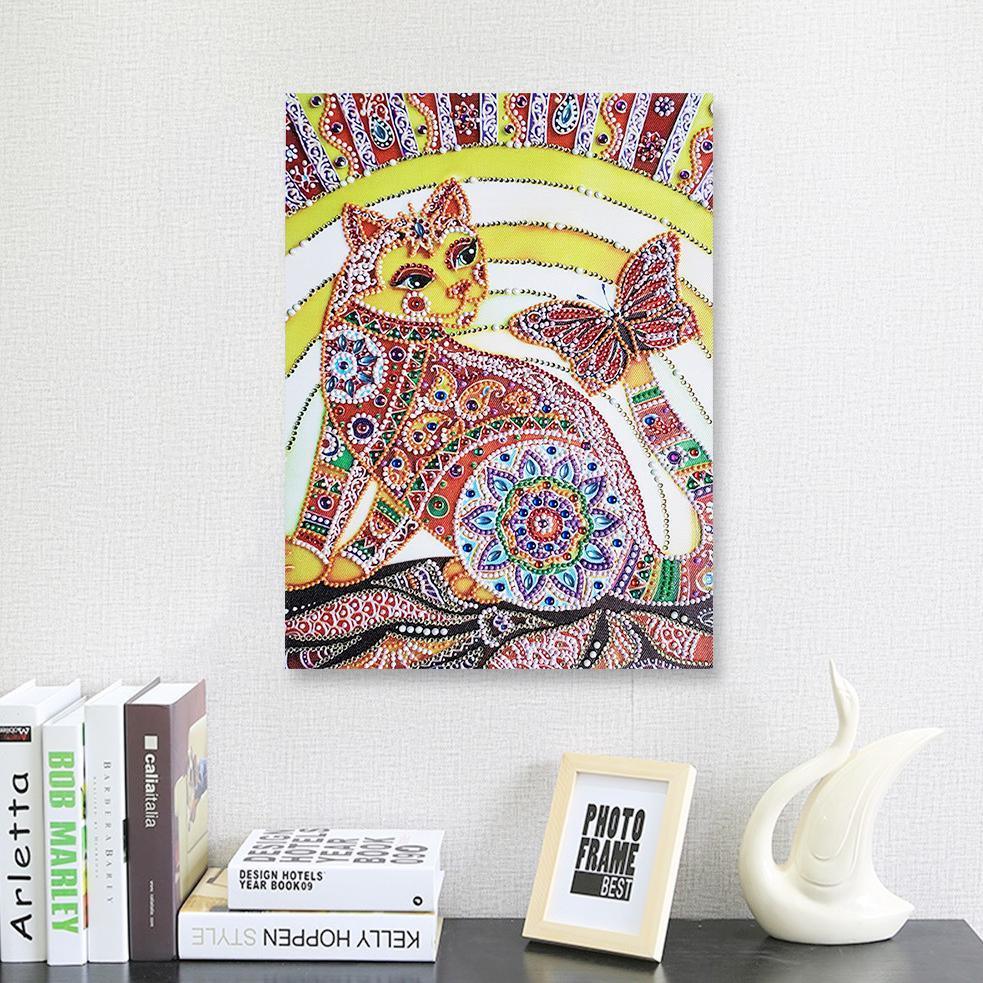 Ägyptische Katze - Spezial Diamond Painting - Diamond Painting