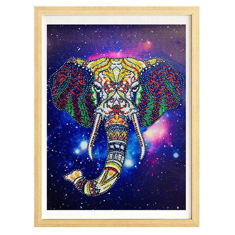 Abstrakter Elefant - Spezial Diamond Painting - Diamond Painting