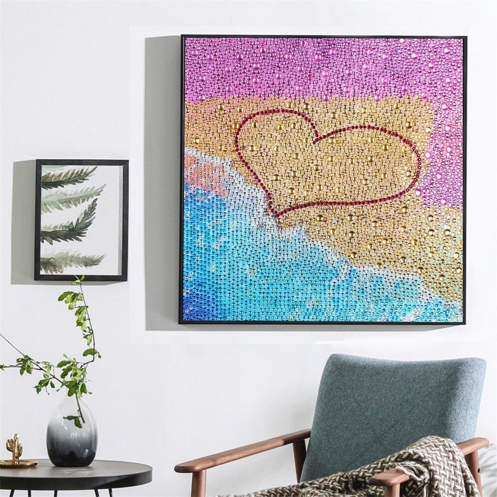 Liebesherz am Meer - Spezial Diamond Painting - Diamond Painting