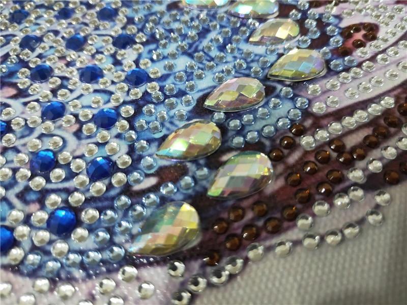 Starre Eule - Spezial Diamond Painting - Diamond Painting