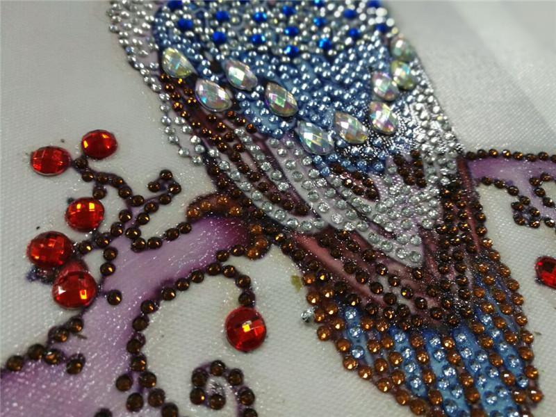 Starre Eule - Spezial Diamond Painting - Diamond Painting