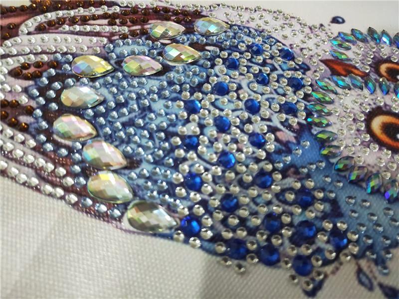 Starre Eule - Spezial Diamond Painting - Diamond Painting