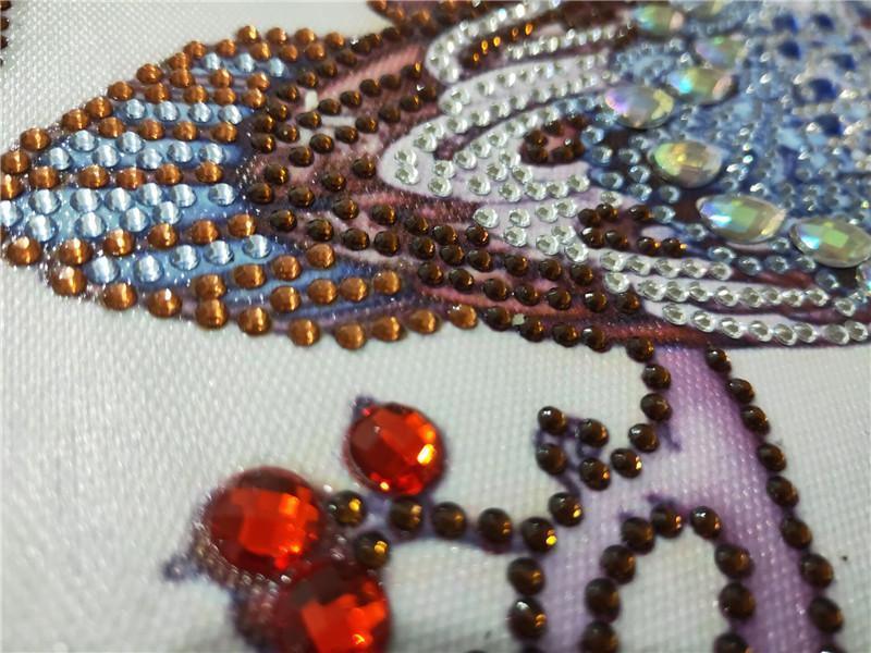 Starre Eule - Spezial Diamond Painting - Diamond Painting
