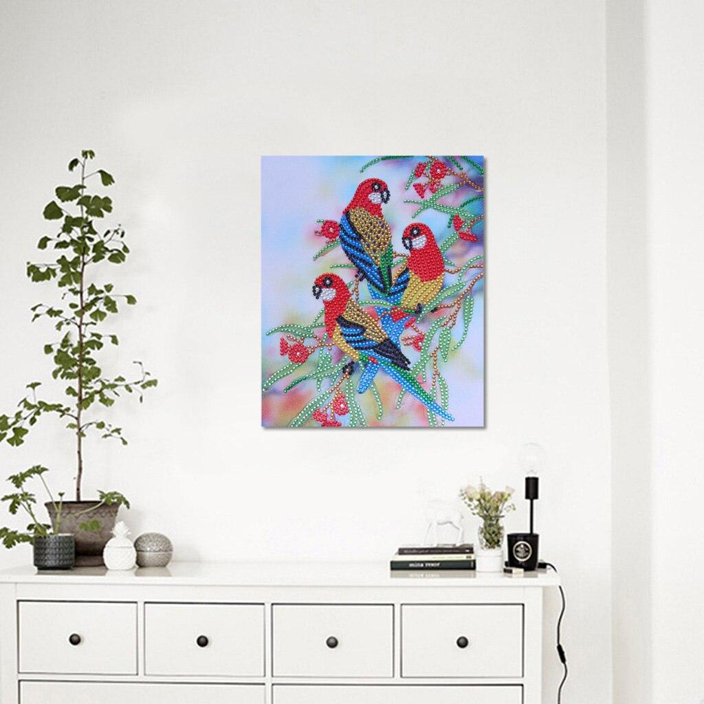 Papageien am Baum - Spezial Diamond Painting - Diamond Painting