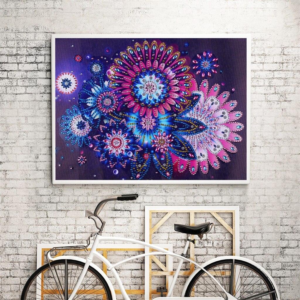 Abstrakte Blumen Spezial Diamond Painting - Diamond Painting