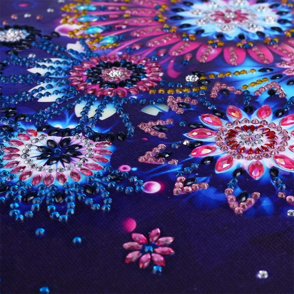Abstrakte Blumen Spezial Diamond Painting - Diamond Painting