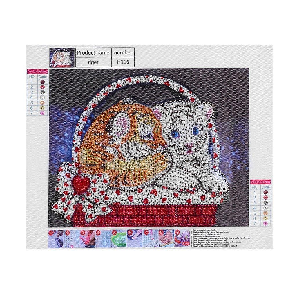 Kleine Tigerbabys - Spezial Diamond Painting - Diamond Painting