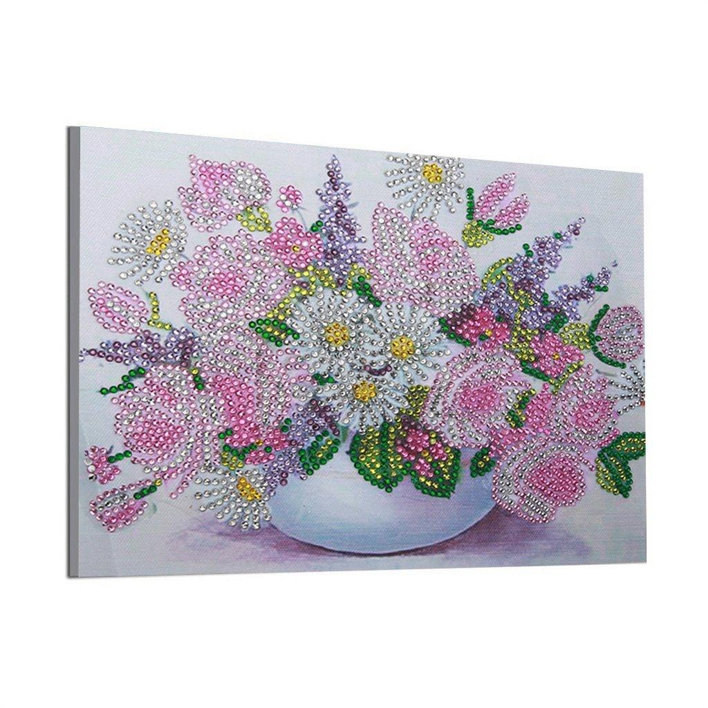 Blumenvase - Spezial Diamond Painting - Diamond Painting