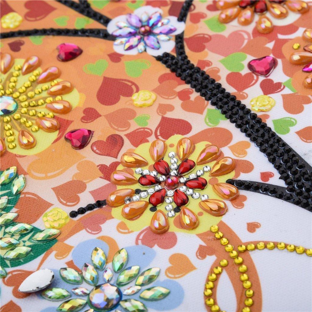 Blumen baum - Spezial Diamond Painting - Diamond Painting